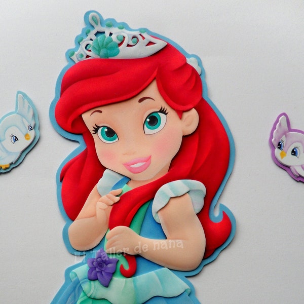 Princess Ariel 50 cms - Foamy pattern