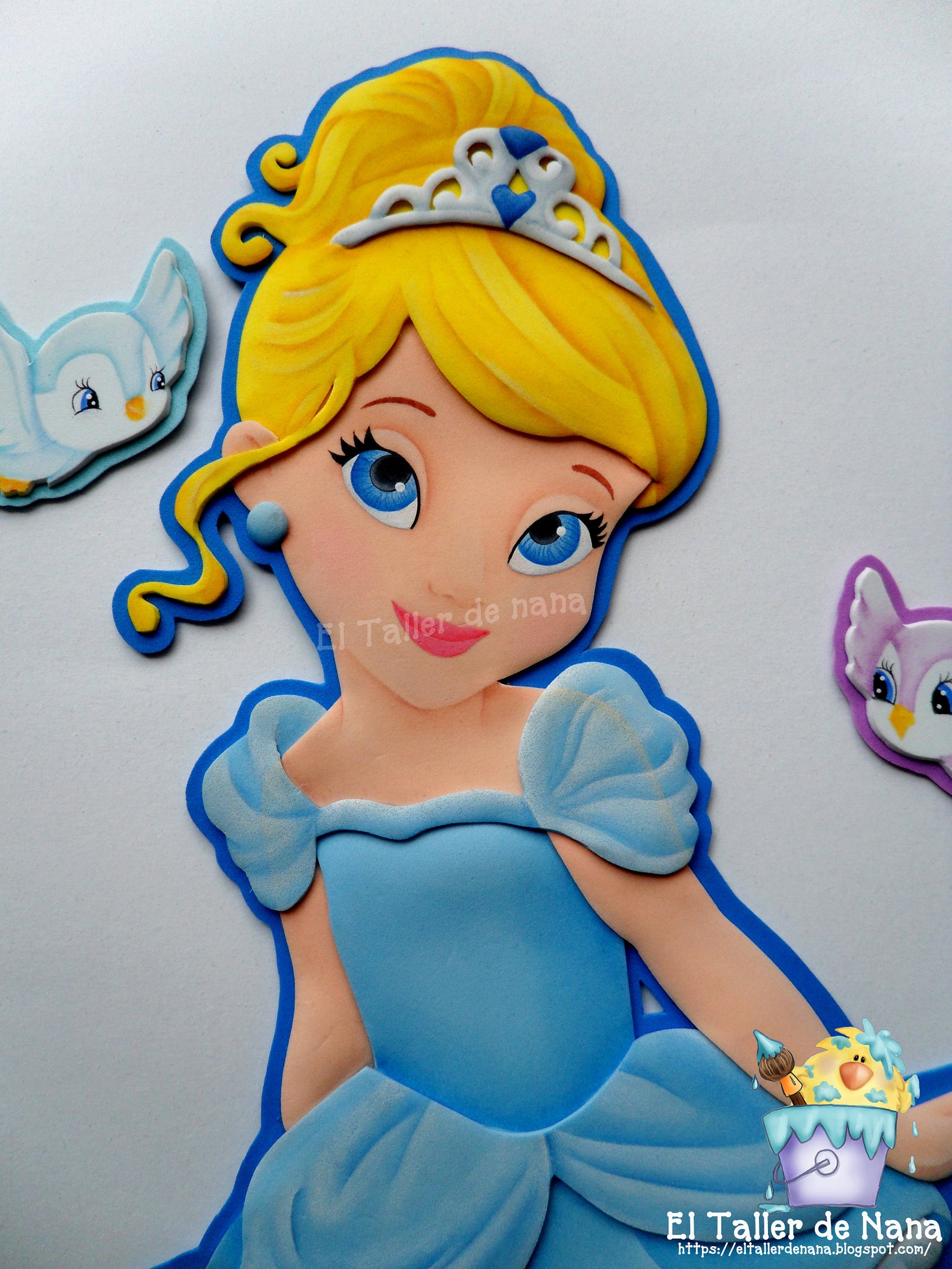 Princesa Cenicienta 50 Cms Foamy Pattern Etsy M xico princesa-cenicienta-50-cms-foamy-pattern-etsy-m-xico