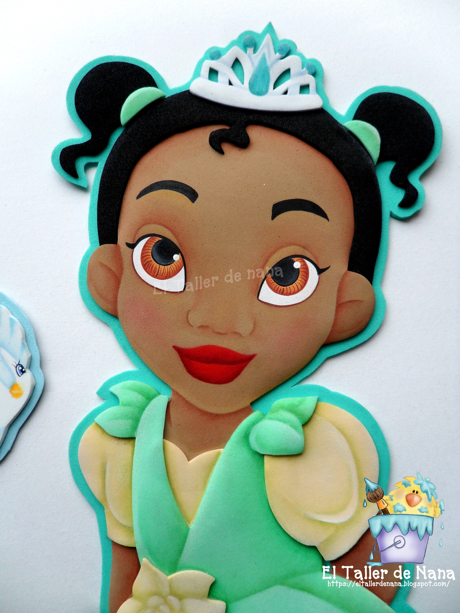 Princesa Tiana 50 Cms Foamy Pattern Etsy M xico