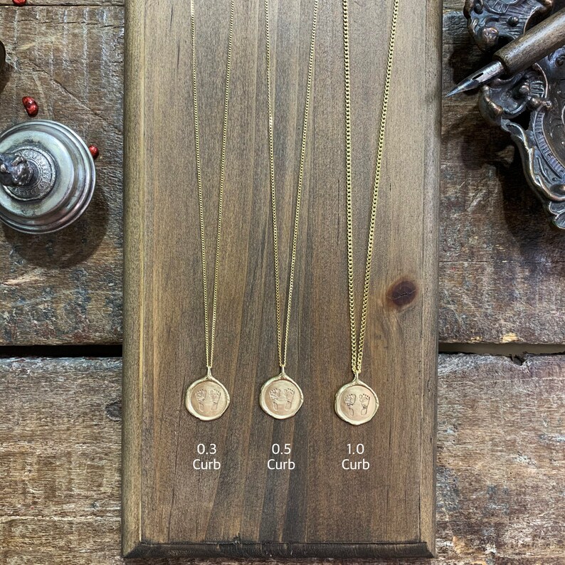 14k Gold Baby Footprint Necklace Footprint Jewelry Custom Etsy