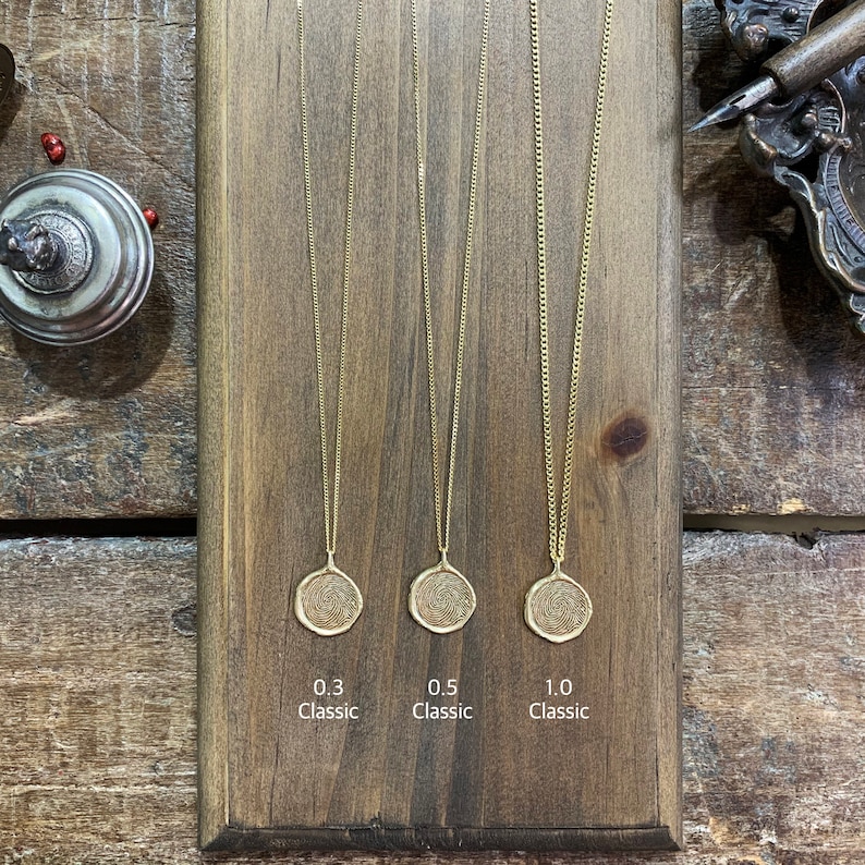 fingerprint necklace