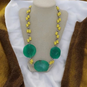 Agate Necklace - Multicolored Necklace For Women - Colorful Necklace - One Of A Kind Necklace - Statement Necklace - Bib Necklace - Gift