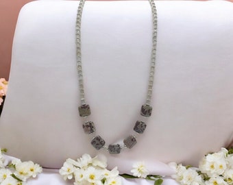 Agate Necklace - Gemstone Necklace - One Of A Kind Necklace - Statement Necklace - Anniversary Gift For Women - Women's Necklace - Gift
