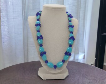 Turquoise Necklace For Women - Gemstone Necklace - One Of A Kind Necklace - Statement Necklace - Boho Necklace - Bib Necklace - Great Gift
