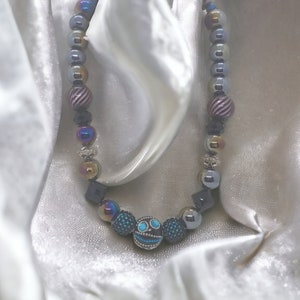 Blue Necklace For Women - Jeweled Necklace - Multicolored Necklace For Women - Statement Necklace - One Of A Kind Necklace - Gift For Her