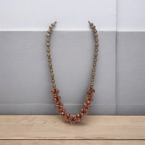 Jingle Bell Necklace - Bell Necklace - Rosegold Necklace For Women - Bib Necklace - Chunky Necklace - Christmas Necklace - One Of A Kind
