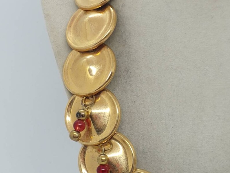 Gold Plated Necklace Gift For Her Gold Necklace For Her Women/'s Gold Plated Necklace One Of A Kind Necklace Gold Circle Necklace