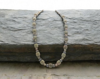 Colar de ágata verde - Colar de ágata - Colar verde - Colar de declaração - Colar de pedras preciosas - Colar único - Colar feminino
