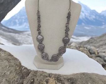 Brown Stone Necklace For Women - Brown Necklace For Her - One Of A Kind Necklace - Statement Necklace - Stone Necklace - Gift For Women