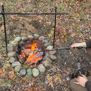Forged Twisted Campfire Roasting Fork: Heirloom Quality