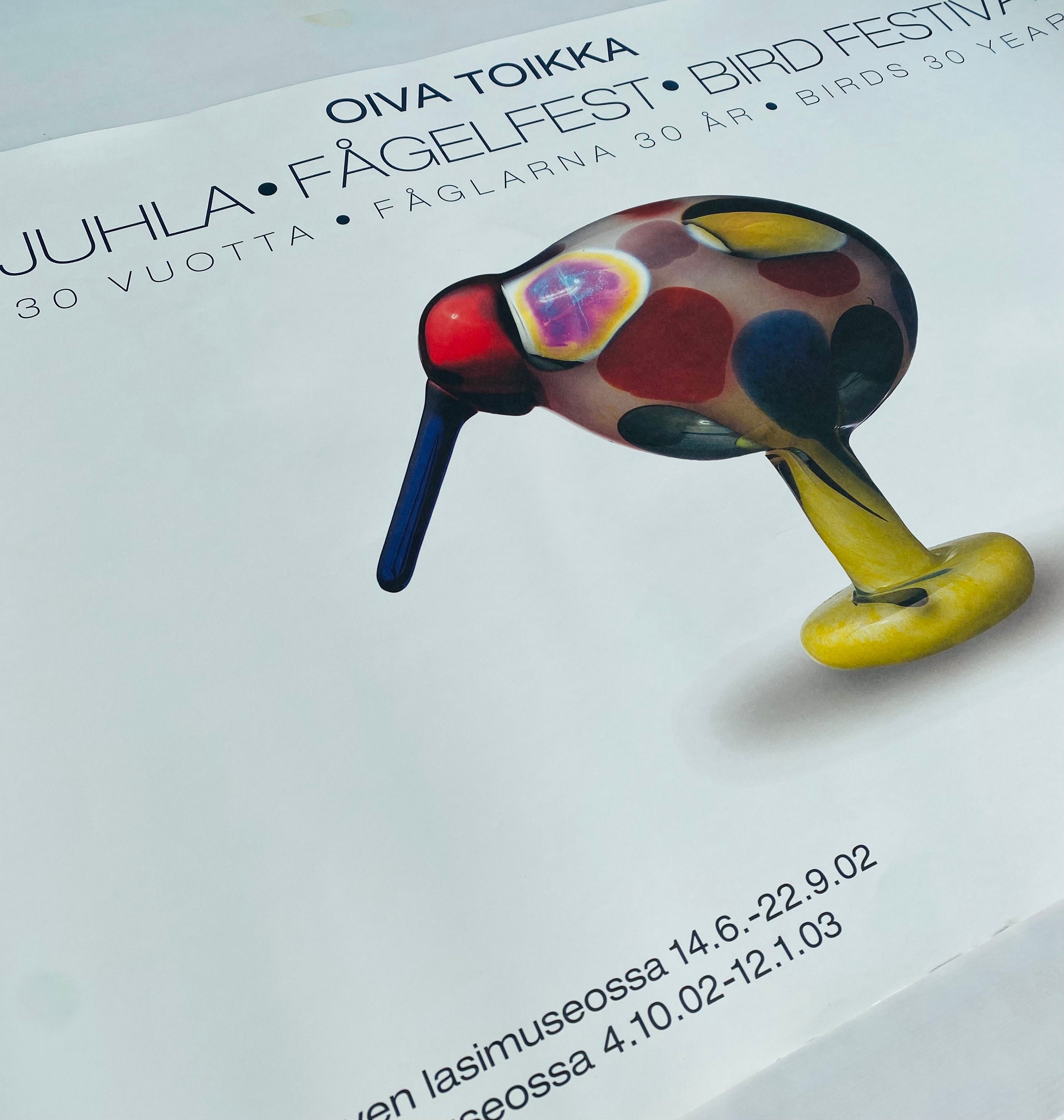 Collectable/ Original Vintage Oiva Toikka Iittala Exhibition
