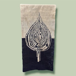 Double woven/ Spring joyful vintage Finnish handwoven tapestry  (Täkänä ),handmade in Finland in 1960s for Helmi Vuorelma