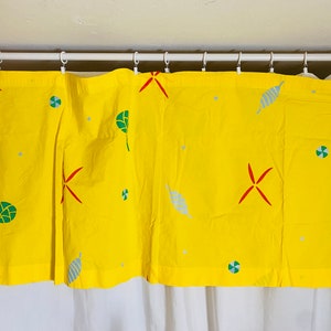 Vuokko vintage curtain by Nina Nisonen, 1952, made in Finland