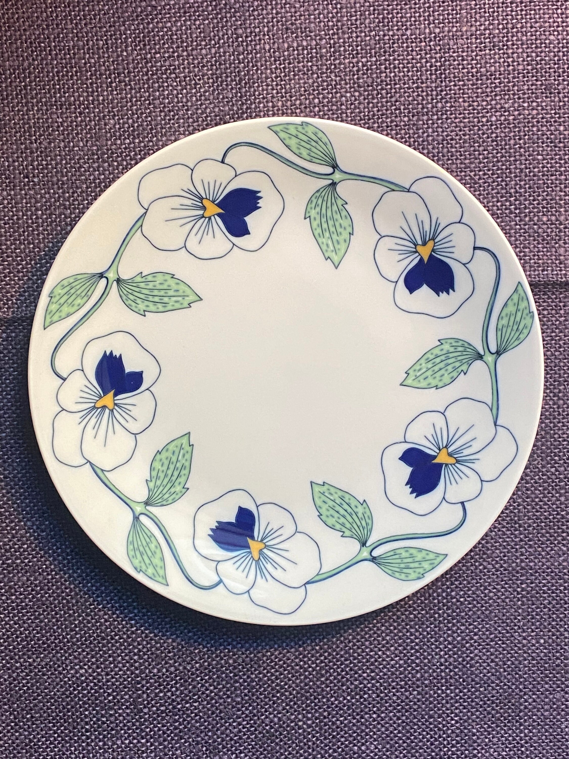 Sylvia Leuchovius ロールストランド 絵皿 42cm×25cmA Sylvia Leuchovius ロールストランド 絵皿 42cm×25cmA