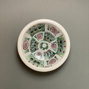 Very rare vintage art bowl by Arabia Finland IDO series signed, made in Finland