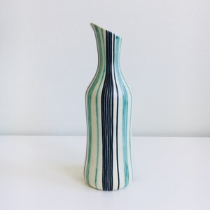 Modernist vintage ceramic vase by Finnish company Kupittaan savi in 1950s, Made in Finland