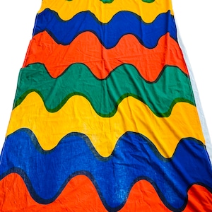 Very rare original Marimekko vintage fabric “Lokki” designed by Maija isola, 1961, made in Finland