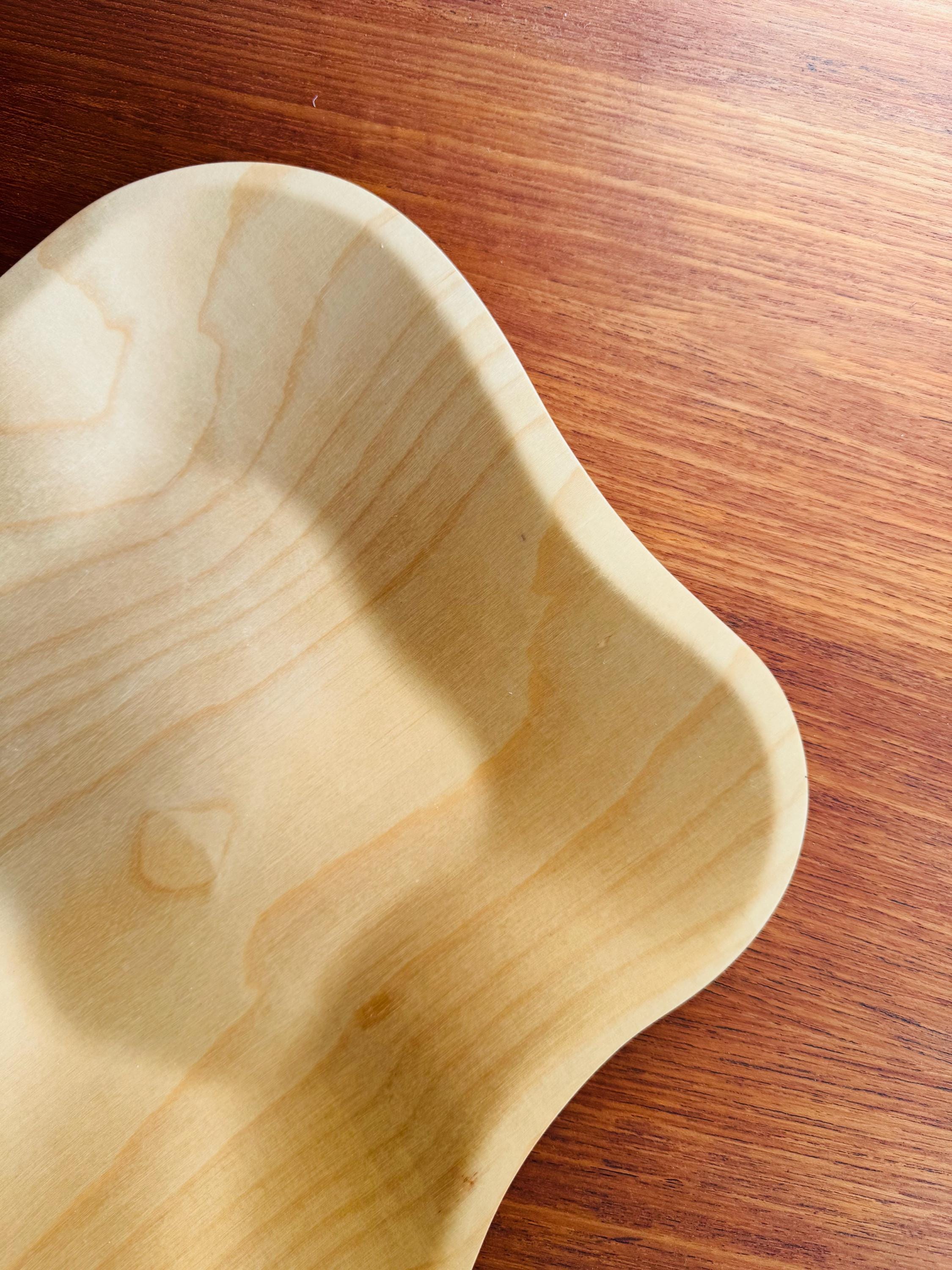 Alvar Aalto Wooden / Birch Plywood Serving Tray/ Bowl , Made in