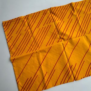 Abstract vintage geometric fabric/table cloth, from 1960s, made in Scandinavian countries