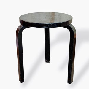 Collector/museum item/Original Vintage Alvar Aalto Model 60 stool designed by Alvar Aalto in 1933, Made in Finland