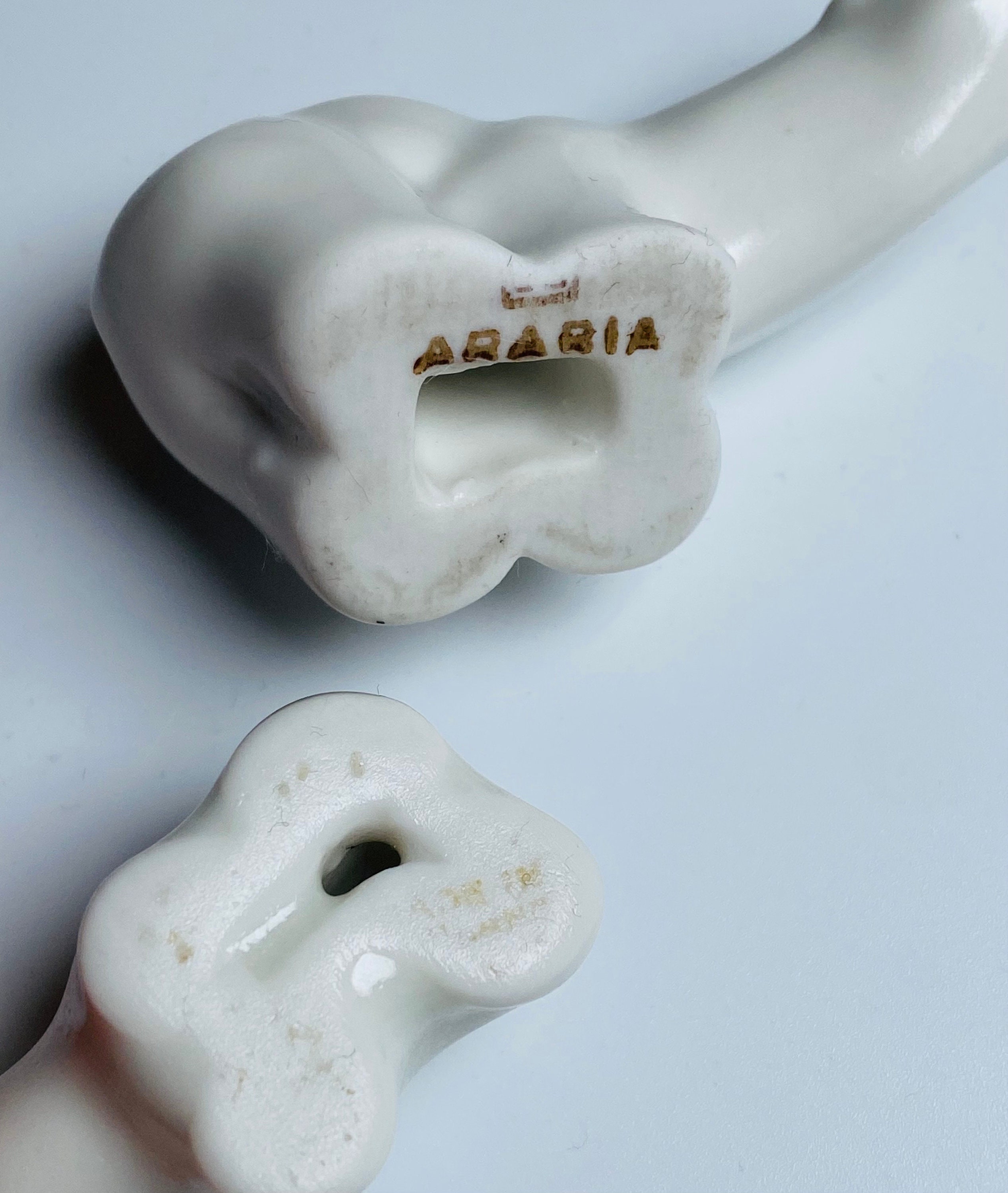 Signed/ Rare/ Collector's Ceramic Arabia Figure, Polar Bear Mom