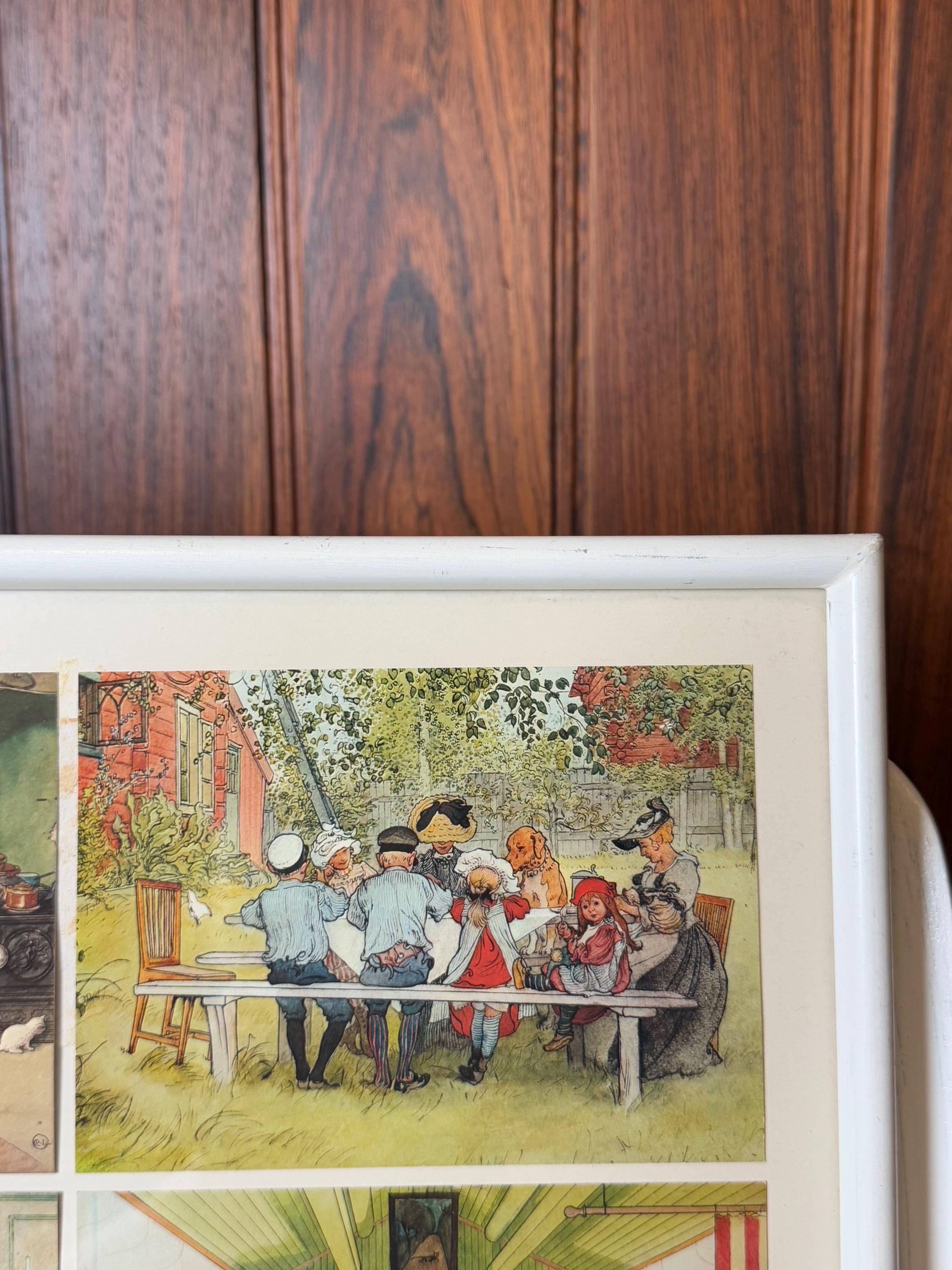 カール・ラーソンの作品を描いたスウェーデン製ヴィンテージポスト