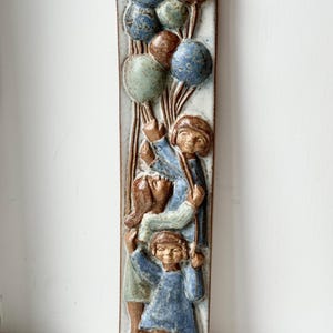 With signiture/Michael Andersen Ceramic Wall Plaque designed by Marianne Starck，1960s， made in Denmark