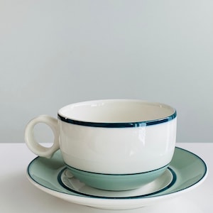 Tasse à café « Olki » Near menthe/Rare Arabia conçue par Stig Lindberg, 1990s