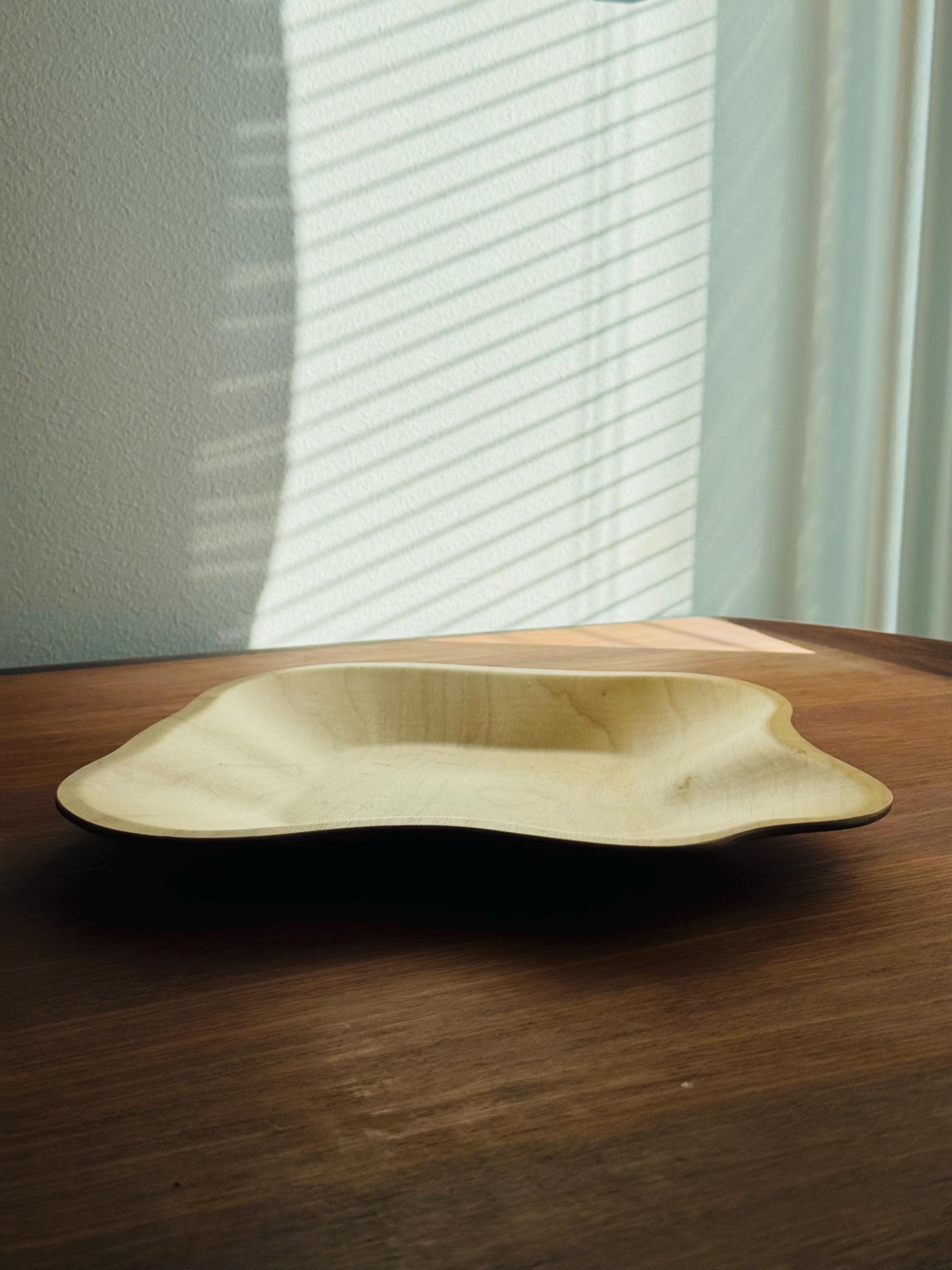 Alvar Aalto Wooden / Birch Plywood Serving Tray/ Bowl , Made in