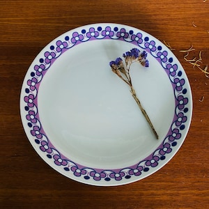 Arabia Anna vintage big plate made in Finland , 1970
