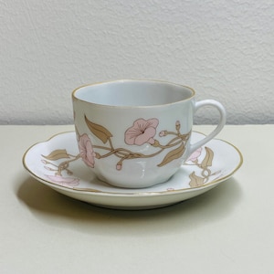 Rare pink version-Vintage Arabia Finland coffee cups, made in Finland 1970s