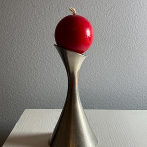 Bougeoirs en Étain par Arne Erkers pour Just Andersen, 1950s, Danemark