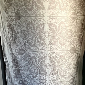 Vintage Marimekko fabric silver print designed by Maija Isola named “Fandango”, 1962, made in Finland