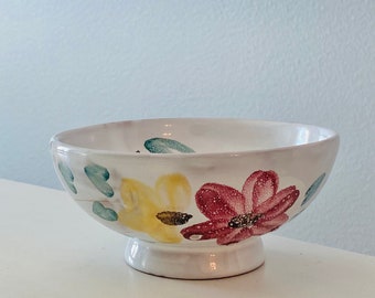 Very Rare/ collector's item / Hand painted vintage Arabia Finland bowl，1950s made in Finland
