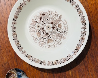 Vintage Arabia Finland Keramik Suppenschüssel, genannt "Tuula" von Esteri Tomula in den 1970er Jahren, Made in Finland