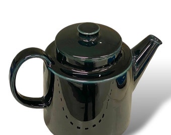 Rare color/vintage Arabia Finland ceramic tea pot named “ Teema” by Kaj Franck, 1980s - Made in Finland