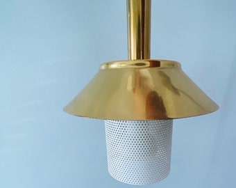 A lovely brass & metal lamp suitable for mid century modern home, style of Hans-Agne Jakobsson