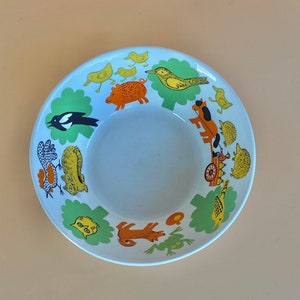 Rare/Vintage Arabia Finland children bowl named &quot; HEPPA &quot;, Gunvor Olin-Grönqvist, 1950s - Made in Finland