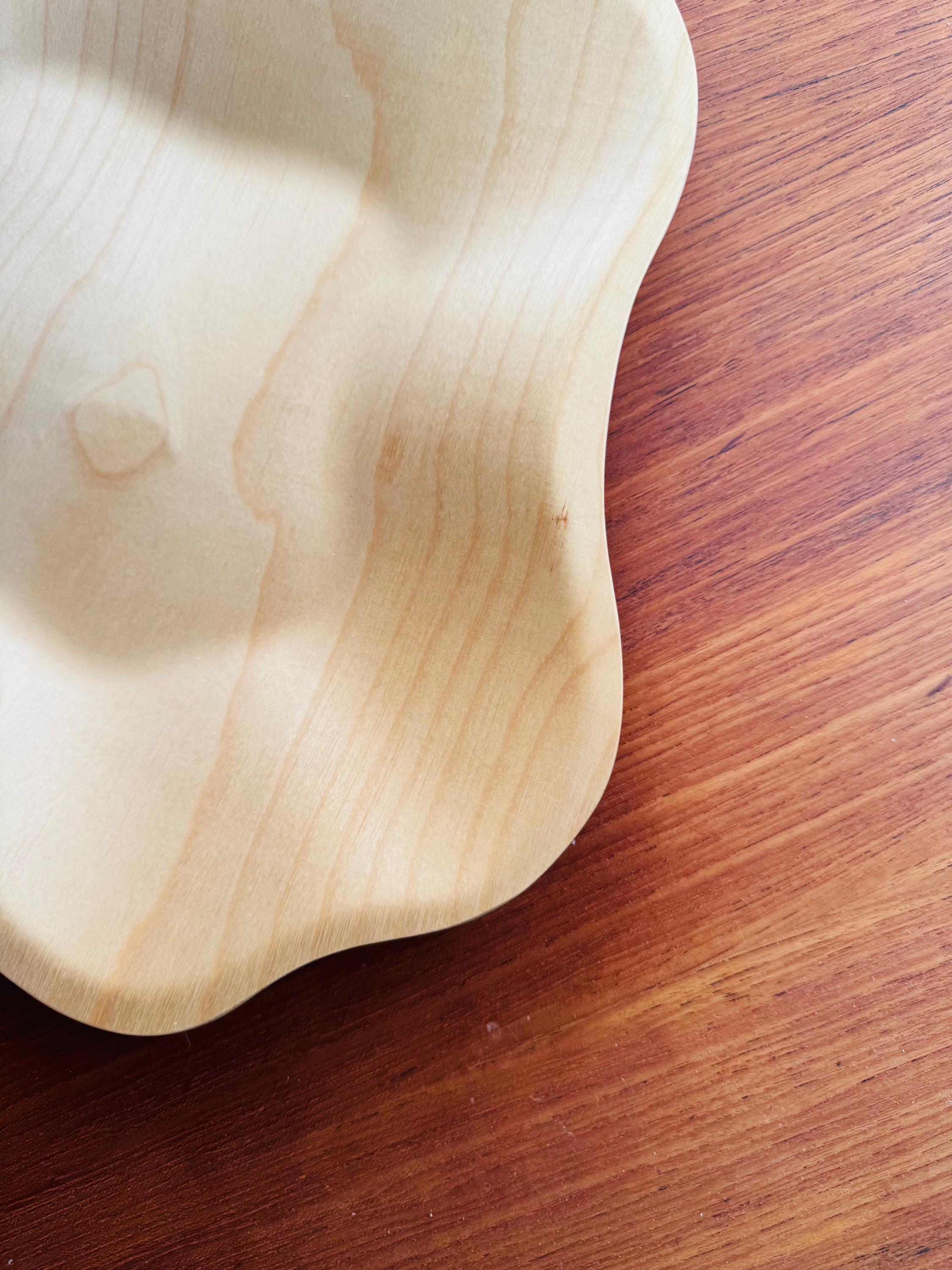 Alvar Aalto Wooden / Birch Plywood Serving Tray/ Bowl , Made in