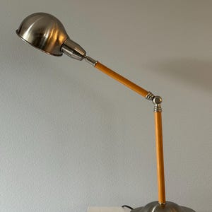 With tag / Vintage Adjustable Desk/Table Lamp by Lyktan Sweden