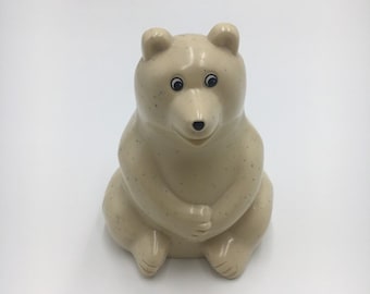 Tirelire Polar Bear fabriquée par MK Finlande, années 1970 - Fabriquée en Finlande