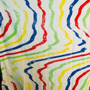 Very rare vintage Marimekko vintage fabric “Ranta” designed by Fujiwo Ishimoto, 1992, made in Finland