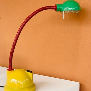 Retro Memphis Style Stilplast 90s Dining Table/Desk Lamp