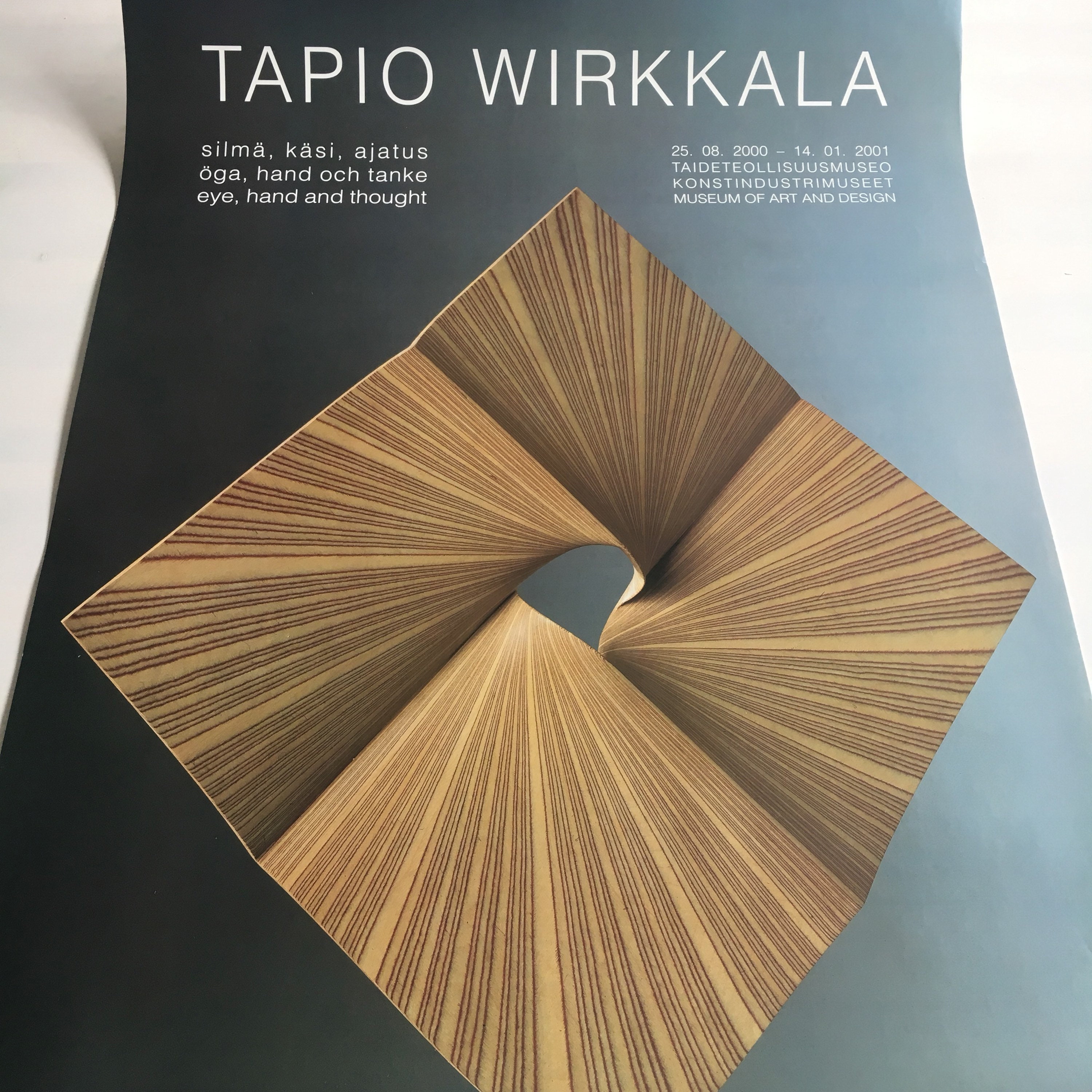 Collectable/ Original Vintage Tapio Wirkkala Exhibition Poster
