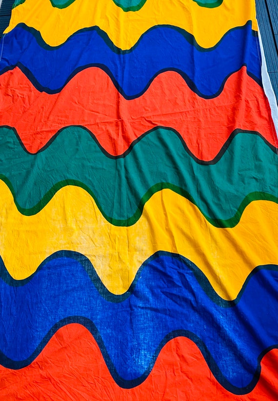 お客　marimekko MAIJA ISOLA《LOKKI Rare Marimekko Lokki Fabric, Maija Isola, Finnish Vintage - Etsy