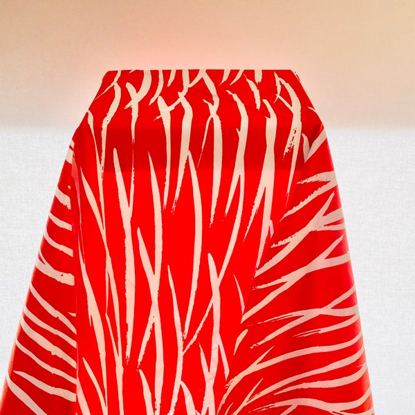 Rare/Vintage Marimekko Curtain “Taiga” designed by Fujiwo Ishimoto, 1978, made in Finland