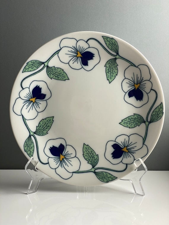 Vintage Rörstrand Ceramic Plates Named “sylvia”, 1970s, Made in 