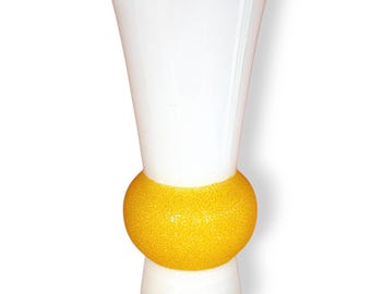 Beautiful/ an unusual Iittala  glass vase named Iiris designed by Erkki Vesanto，1960s. Made in Finland