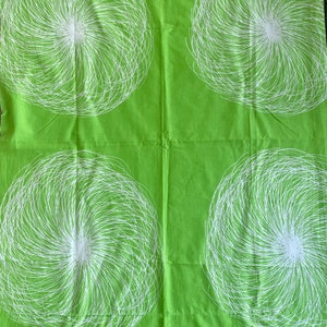 Very rare/Vuokko vintage fabric/curtain named “Pyörre” by Vuokko Eskolin-Nurmesniemi in , 1964, made in Finland