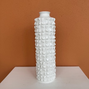 Jarrón de porcelana Meissen Art años 70, diseñador Ludwig Zepner
